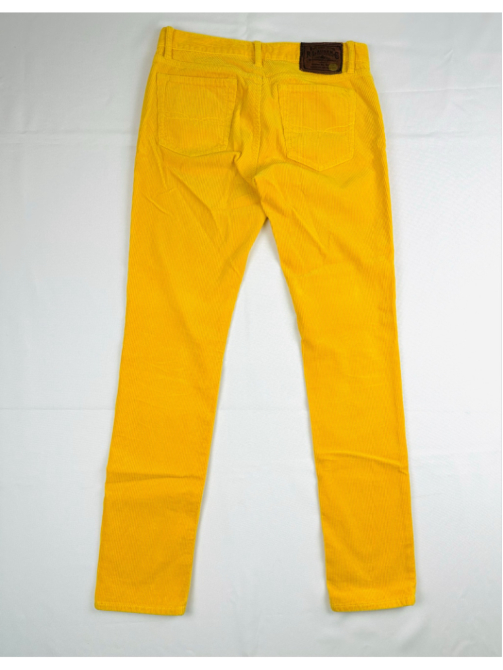Vintage Ralph Lauren Thompson Golden Yellow Corduroy Pants R.L. 650 Women’s 6 - Picture 3 of 16